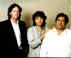 with Sultan Khan and Zakir Hussain